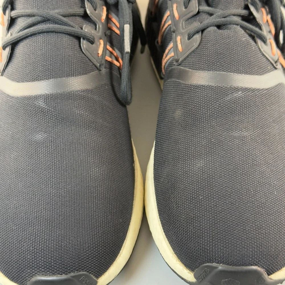 Adidas NMD R1 Mens 12 Running Shoes Black White Lace Up‎ Low Training Sneakers